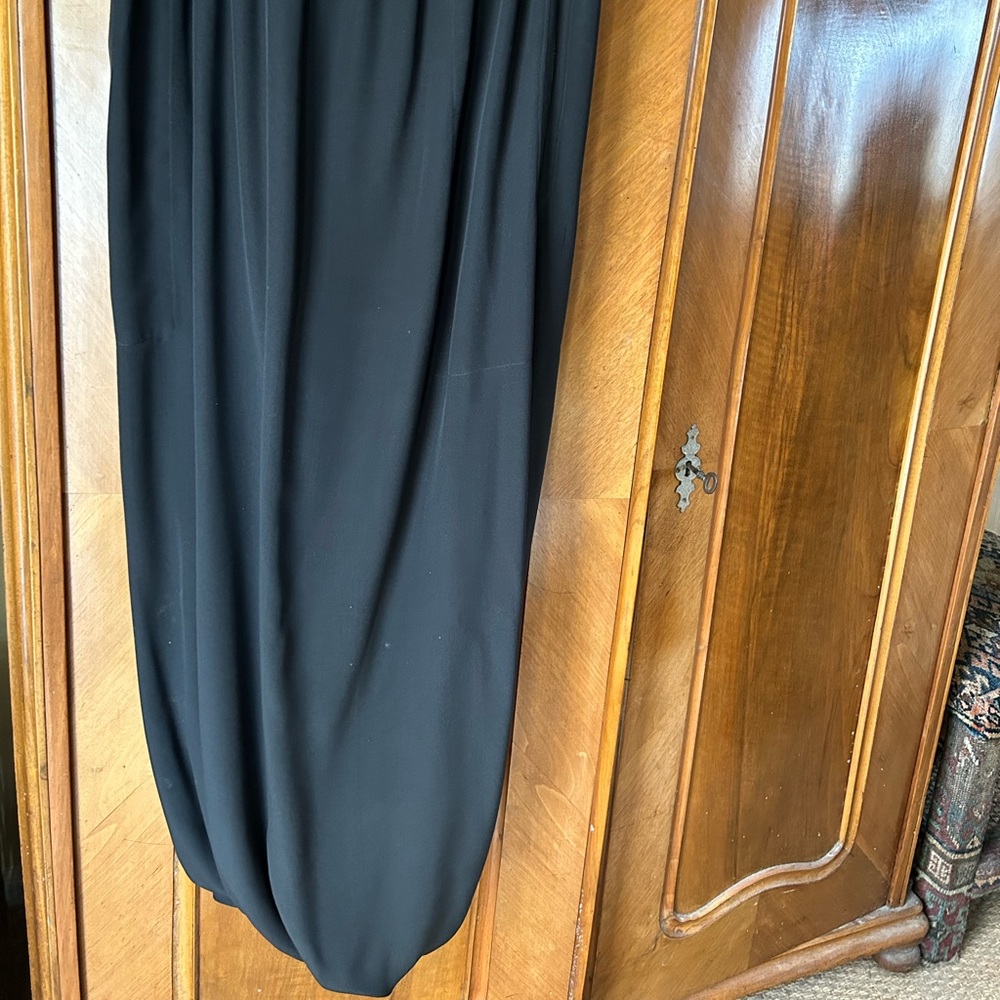 Christa De Carouge long silk balloon hem skirt xl Swiss designer